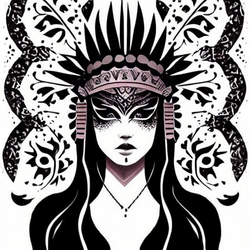 tattoo design, stencil, tattoo stencil, traditional, beautiful p