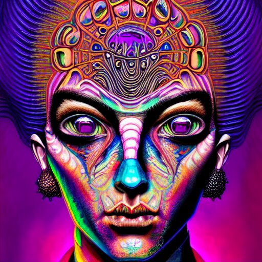 An extremely psychedelic portrait of punk rock, surreal, LSD, face, detailed, intricate, elegant, lithe, highly detailed, digital painting, artstation, concept art, smooth, sharp focus, illustration