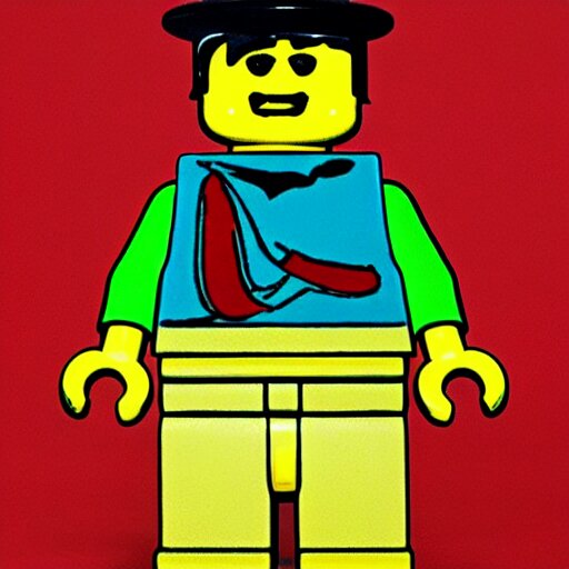 pablo picasso lego, activity play centre, plastic, toy, butcher billy style 