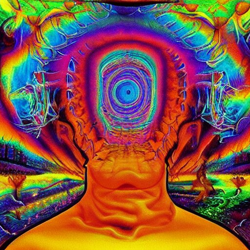 tripping on acid and dmt, surreal 