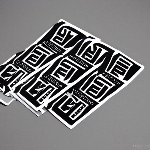 black on white graphic design stickers in style of eric hu, y 2 k, brutalism, acid, techno 