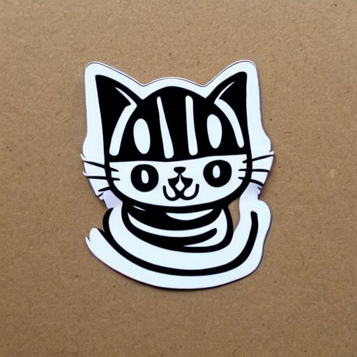 cute Cat sticker mcbess