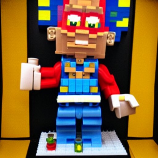 chuckie finster made of legos 