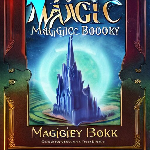 cover of magic book written by sorcerer, highly detailed, 4 k 