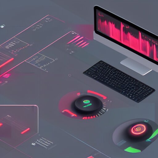 a computer UI designed by Ash Thorp.