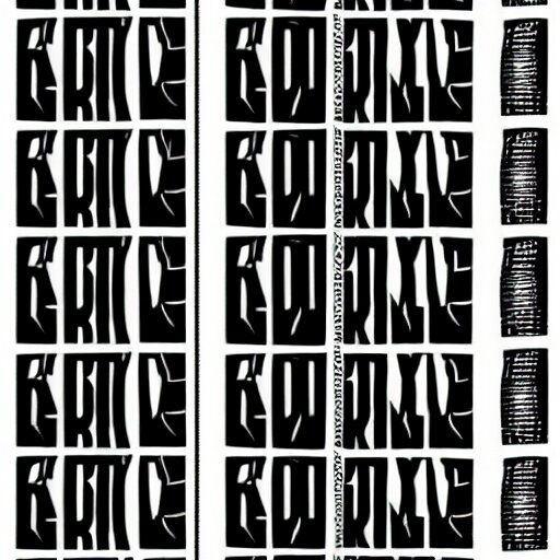 black on white graphic design stickers in style of david rudnick, eric hu, y 2 k, 