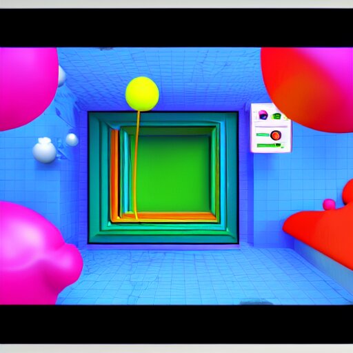 wacky mid 9 0's operating system, kids software screenshot, 3 d render, liminal 