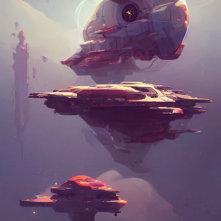 a beautiful portrait painting of an spaceship by sergey kolesov and pascal blanche and greg rutkowski andsachin teng. in style of digital art. colorful comic, symmetry, hyper detailed. octane render. trending on artstation 