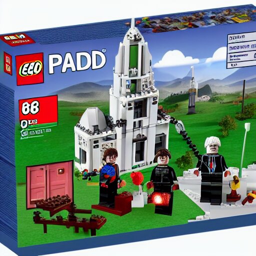 father ted lego playset, promotional photographs, high - detailed, award - winning, 8 k hdr 