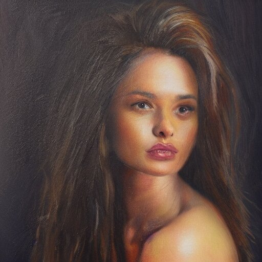 portrait of a beautiful woman by jeff jones 