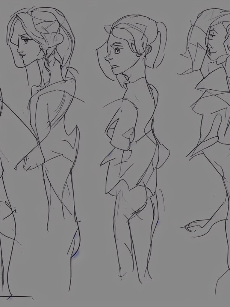 gender by Disney Concept Artists, blunt borders, golden ratio