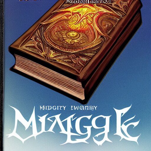 cover of magic book written by sorcerer, highly detailed, 4 k 