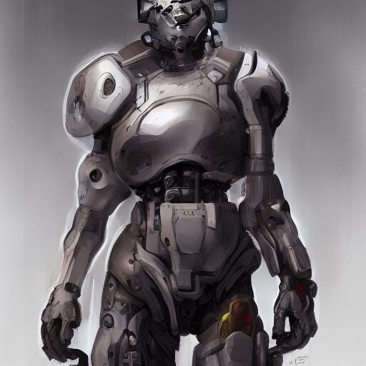 concept art of a cyborg scientist by jama jurabaev, extremely de ...