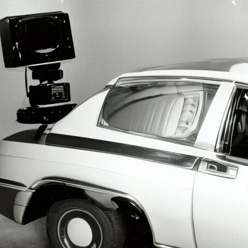 a car inside of a hotel room, arriflex 35