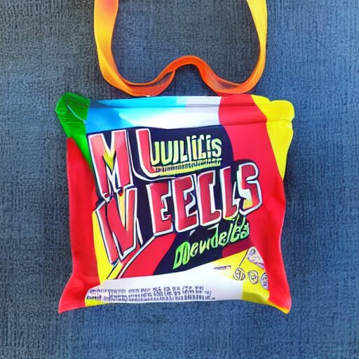 hojuelitas snacks mountain dew flavored, shiny chrome bag 