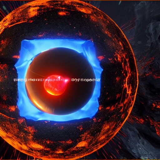 a sphere of molten core, melting sphere, glowing magma sphere, lava sphere, state of the art 3 d graphics, centered, in center, unreal engine, highly detailed, epic 