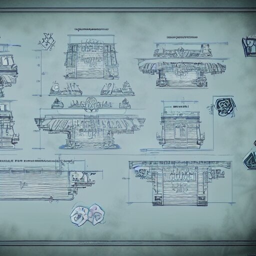 blueprints for dofus, concept art, blueprint