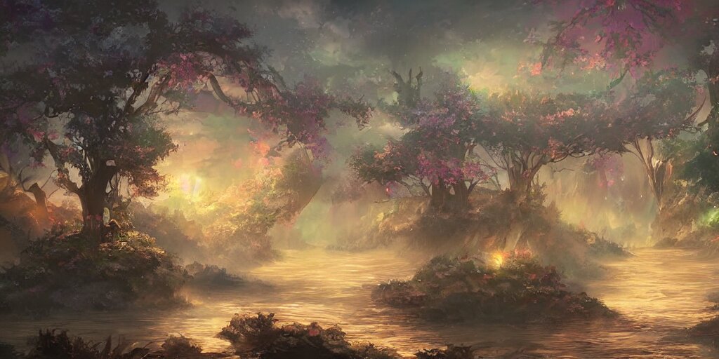 a beautiful fantasy scene by yuumei art 