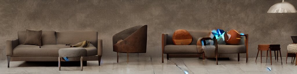 furniture collection with organic shapes, design sheet, Les Edwards, Zdzislaw Beksinski, Carl Gustav Carus, John Harris, Michal Karcz, Zhang Kechun, Mikko Lagerstedt, Scott Listfield, Steven Outram, Jessica Rossier.