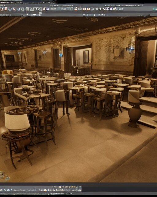 highly detailed vfx espresso, stephen bliss, unreal engine 5, global illumination, detailed and intricate environment 