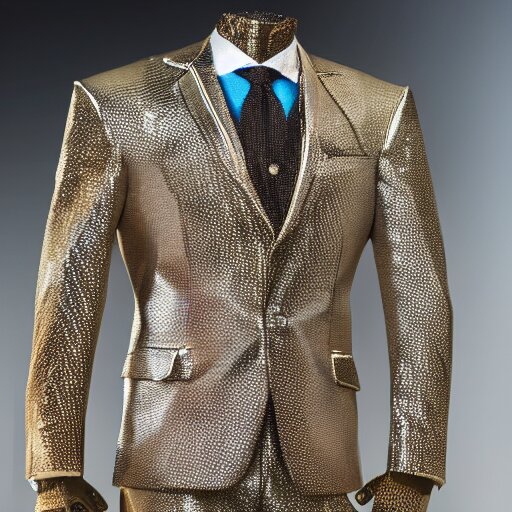 full shot photograph of a suit made of mirrors, photorealistic photograph cinematic lighting intricate detailed 8 k resolution 