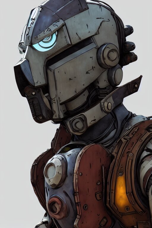 
robot ninja mask helmet bot borderland that looks like it is from Borderlands and by Feng Zhu and Loish and Laurie Greasley, Victo Ngai, Andreas Rocha, John Harris global illumination ray tracing hdr
