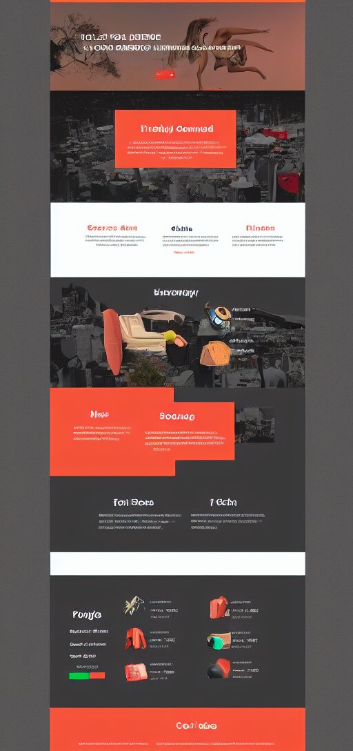 e-commerce website landing page design