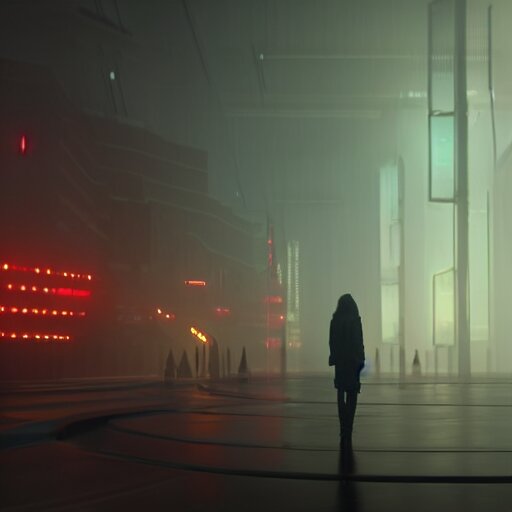 photorealistic blade runner 2049 aesthetic