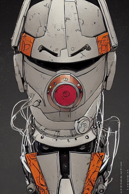 
robot ninja mask helmet bot borderland that looks like it is from Borderlands and by Feng Zhu and Loish and Laurie Greasley, Victo Ngai, Andreas Rocha, John Harris 
