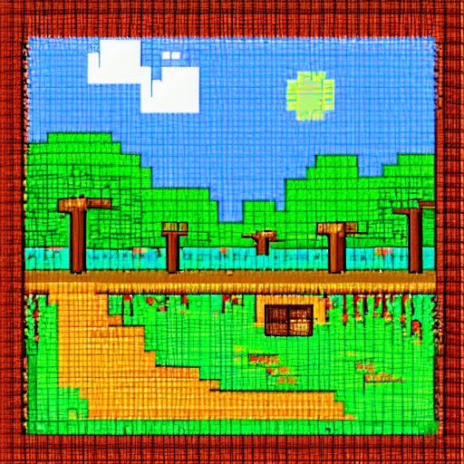 pixel art landscape