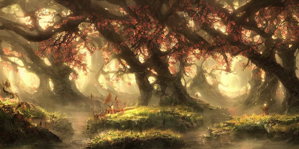 a beautiful fantasy scene by yuumei art 