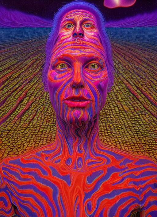 portrait ultra dimensional entity, accidentally tripping on dmt and acid, psychedelic experience, overwhelming psychosis of self realization and burning awakening, ultra high definition, unreal engine 5, hyperrealism, masterpiece composition, by casey weldon, barclay shaw 