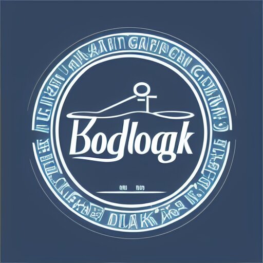 modern clean white logo for a gas station called the frankel bodega on a dark blue background, vector art, clean, minimal 