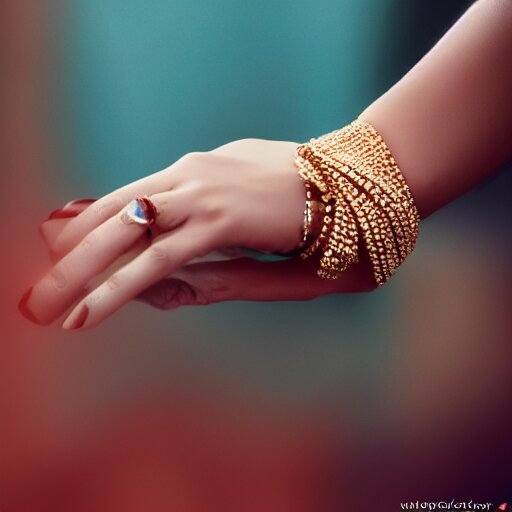 Photo of a hand Jewellery model, bold, self confidence, cinematic,HDR,focus,