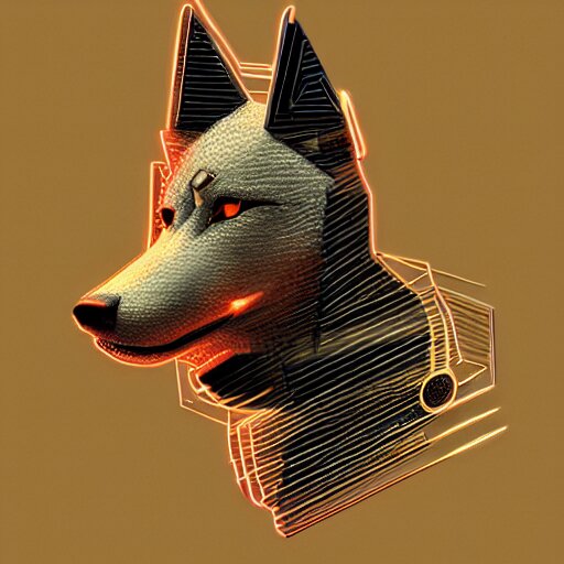 a robotic wolf smoking a cigarette vibrant lighting, elegant, highly detailed, smooth, sharp focus, illustration, beautiful, geometric, trending on artstation, full body, cinematic, artwork by borovikovsky 