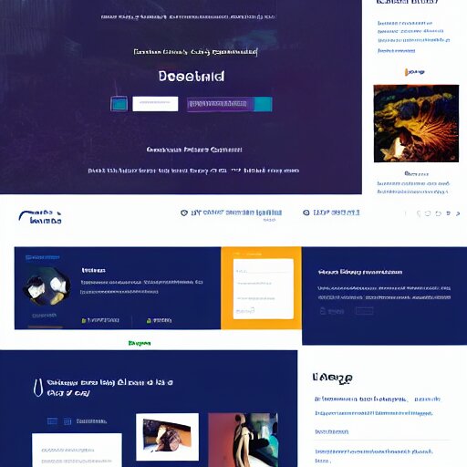 website material design concept 