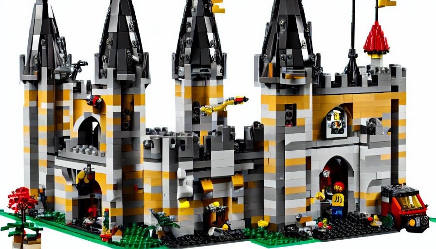 lego castle, 8K