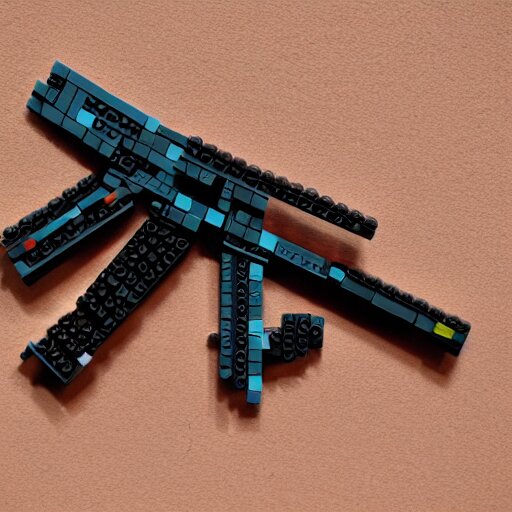 ak - 4 7 made with lego 