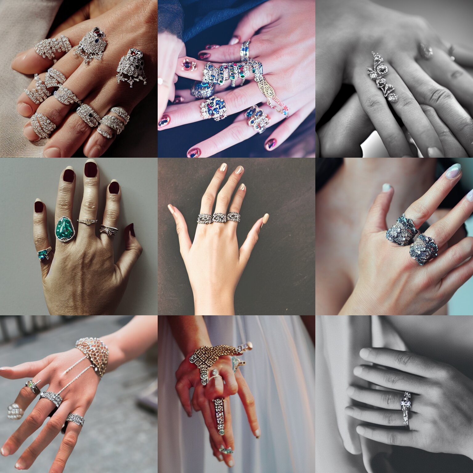 hand with jewelry