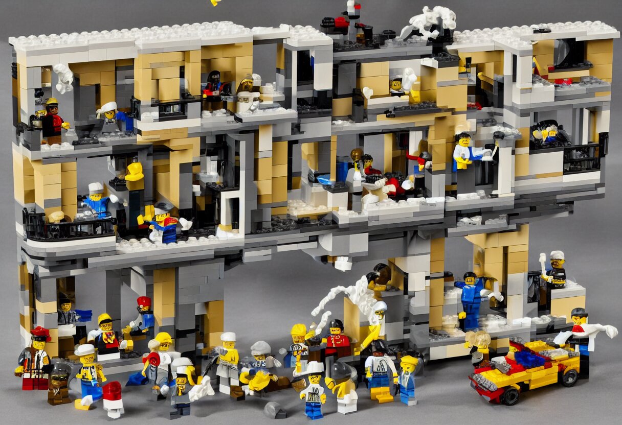 mar - a - lago fbi raid lego set 