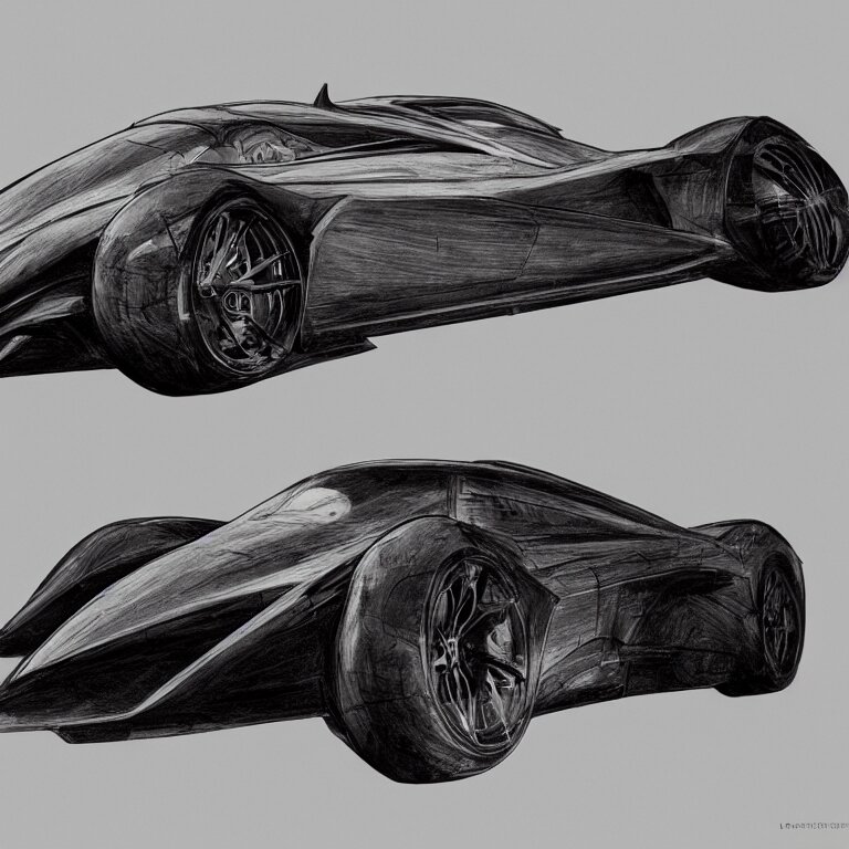 technical drawings of the batmobile as done by leonardo davinci, 8 k resolution, detailed illustration, octane render 