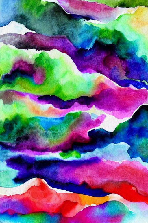 digital background of dripping watercolor paint by georgia o keeffe 