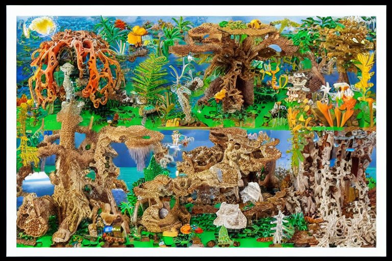 ernst haeckel artforms in nature 1 9 8 5 lego set 