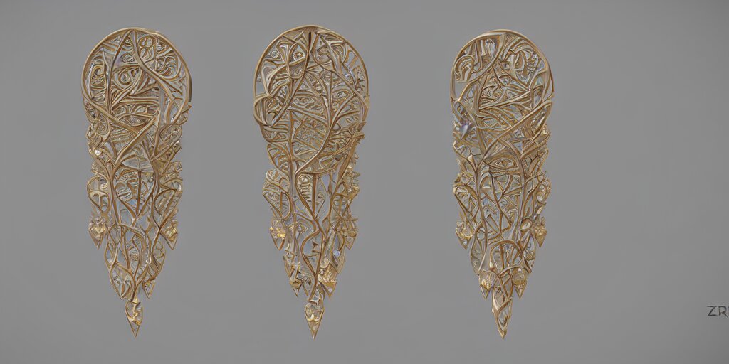 earring design, jewelry design, wood, nordic, art deco, intricate, elegant, material, product design, trending on artstation, cgsociety, photo realistic, design by ziva cph and isabel lennse and kalevala, 8 k, unreal engine, c 4 d 