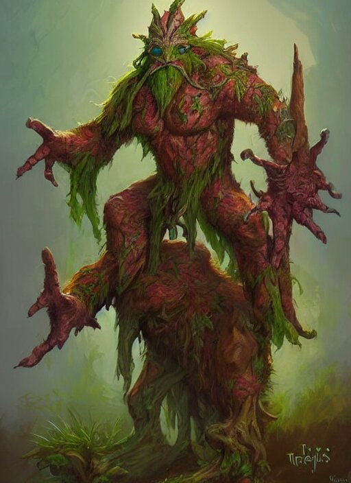 Lexica - Treant, dndbeyond, bright, colourful, realistic, dnd character ...