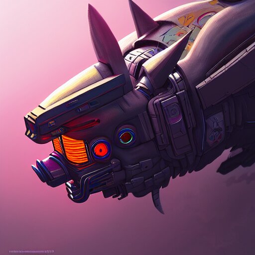 painting of a cyberpunk flying pig, sharp focus, award - winning, trending on artstation, masterpiece, highly detailed, intricate, cartoon, anime. art by merwild and ernesto irawan and rachel denton 