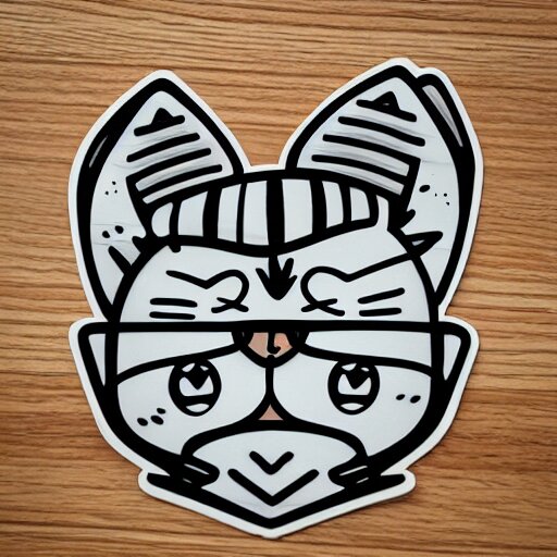 cute Cat sticker mcbess