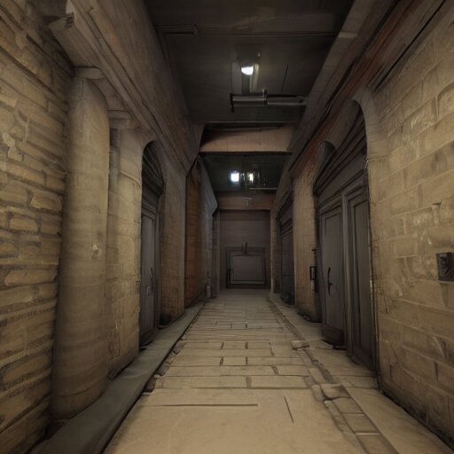 hallway in the backrooms, unreal engine tech demo 