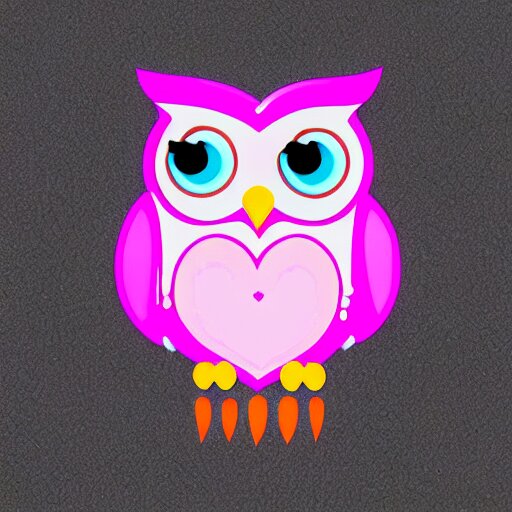 love owl sticker 