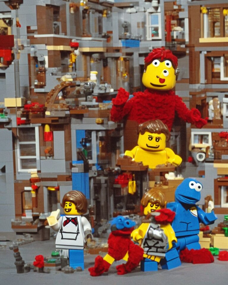 lego danny devito, 1 9 7 8 sesame street 